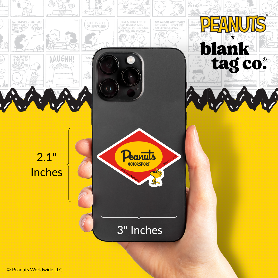 Peanuts® Waterproof Sticker - Peanuts Motorsport