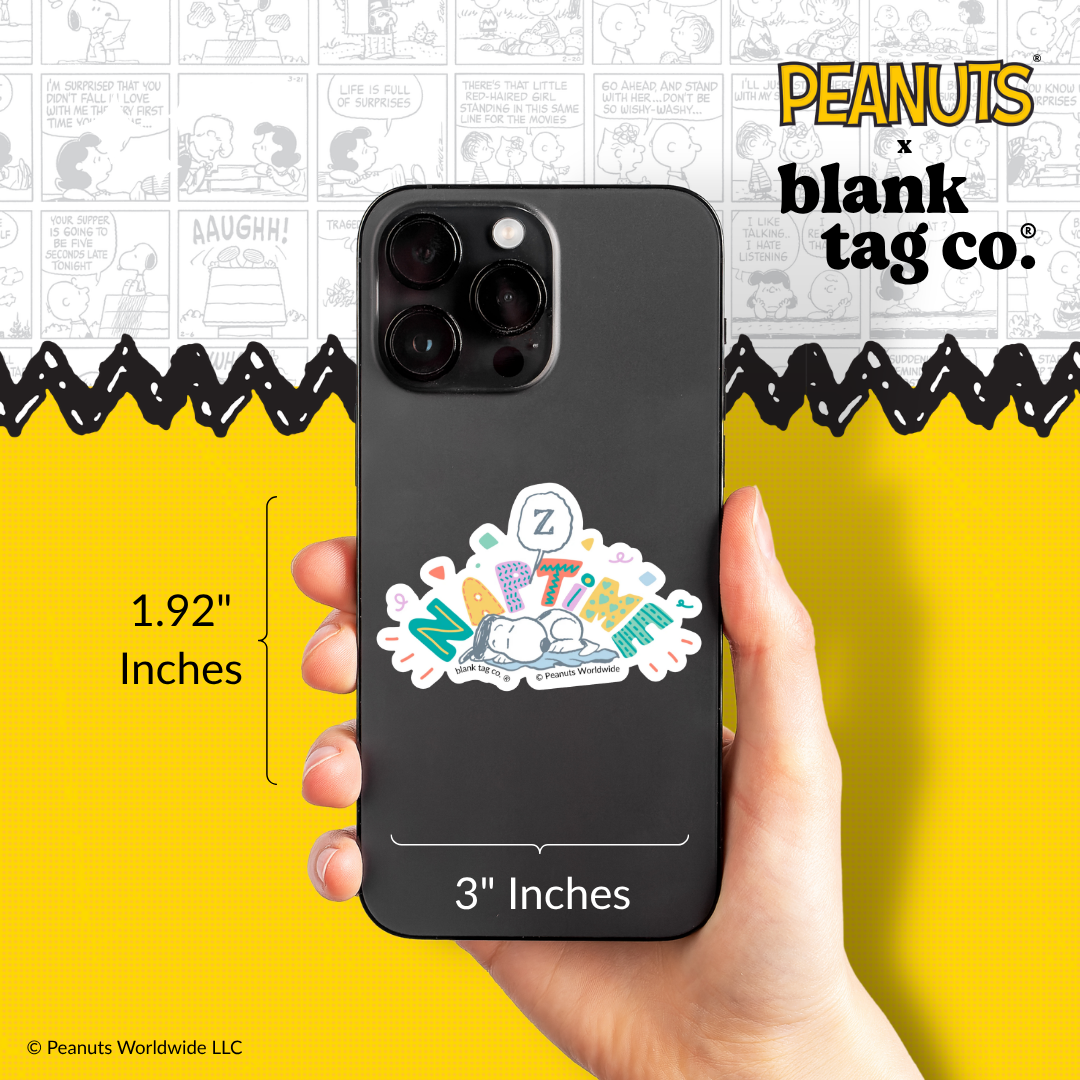 Peanuts® Waterproof Sticker - Naptime
