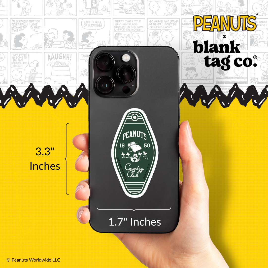 Peanuts® Waterproof Sticker - Peanuts Country Club