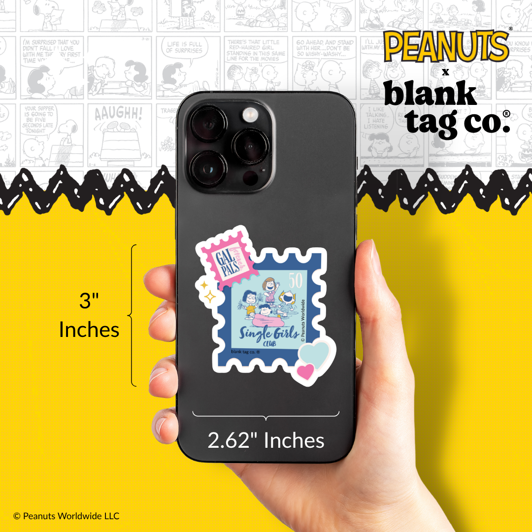 Peanuts® Waterproof Sticker - Gal Pals