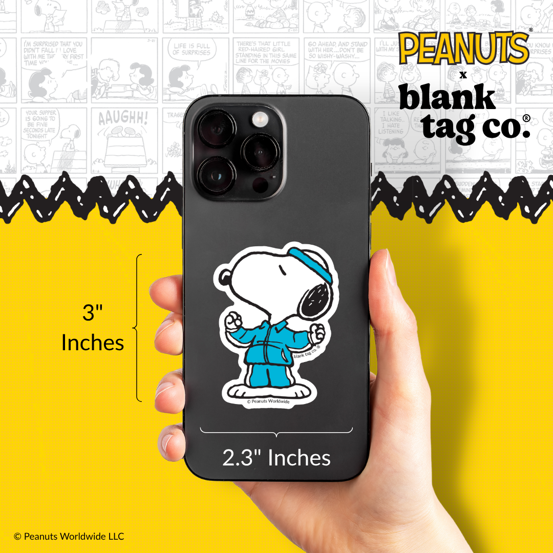 Peanuts® Waterproof Sticker - Snoopy In A Tracksuit