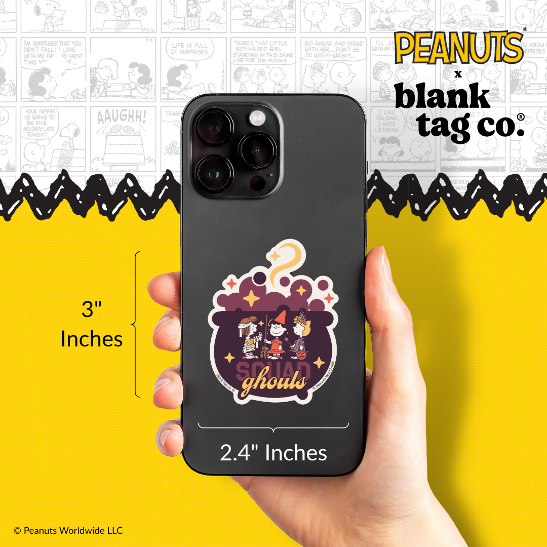 Peanuts® Waterproof Sticker - Squad Ghouls