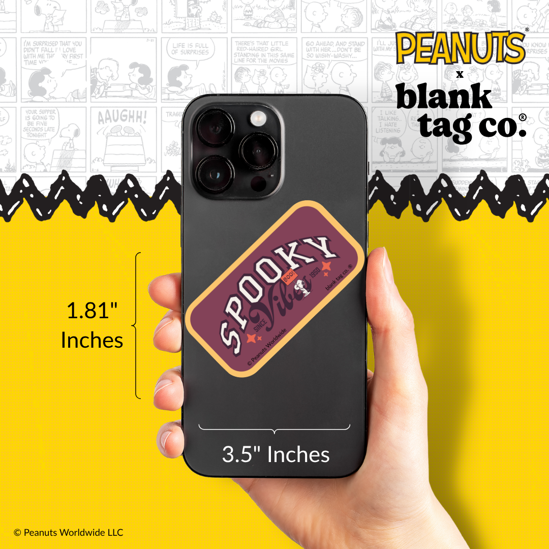Peanuts® Waterproof Sticker - Spooky Vibes