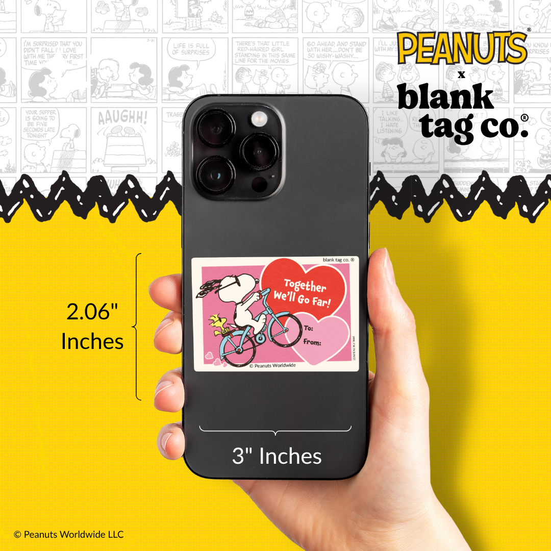 Peanuts® Waterproof Sticker - Together We'll Go Far