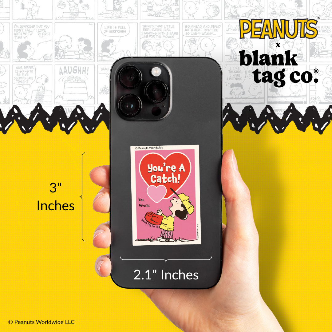 Peanuts® Waterproof Sticker - You're A Catch