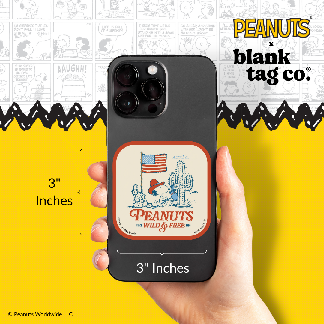 Peanuts® Waterproof Sticker - Peanuts Wild & Free