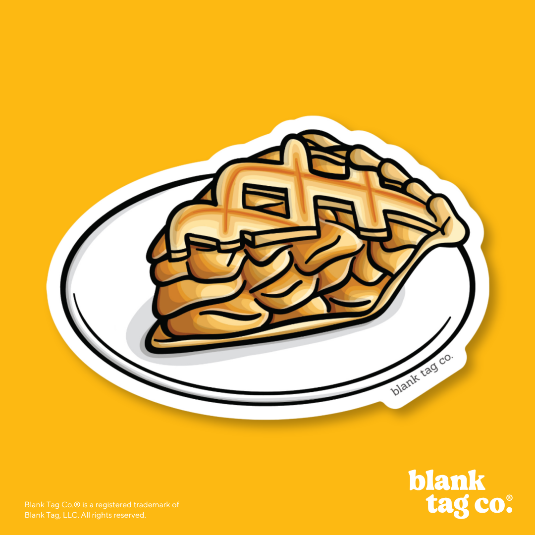 Blank Tag Co.® Waterproof Sticker - Apple Pie