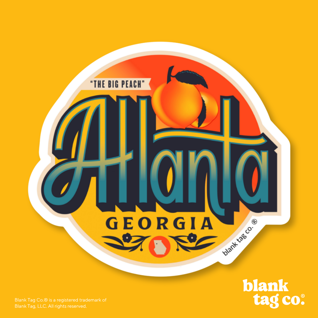 Blank Tag Co.® Waterproof Sticker - Atlanta City Badge