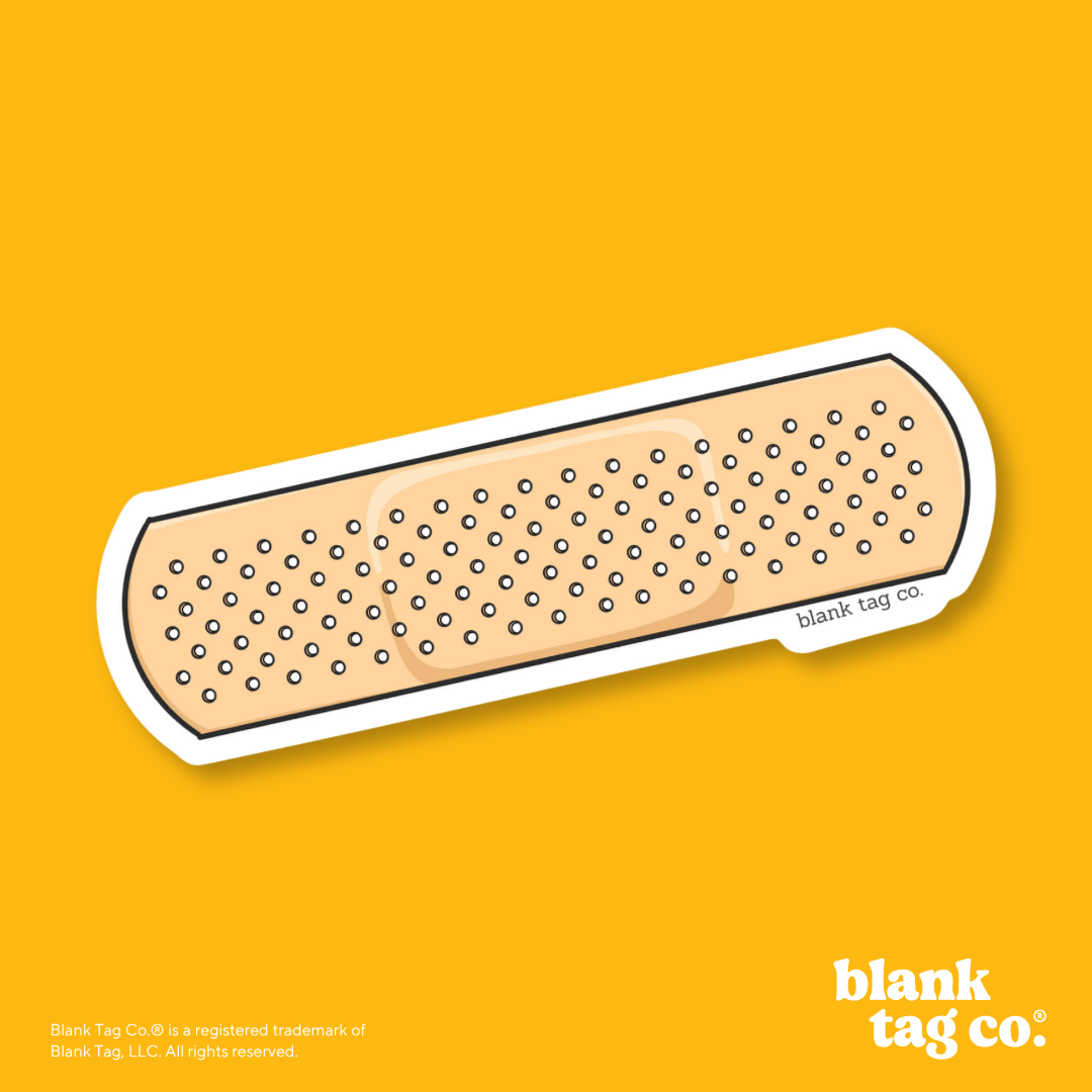Blank Tag Co.® Waterproof Sticker - Bandaid