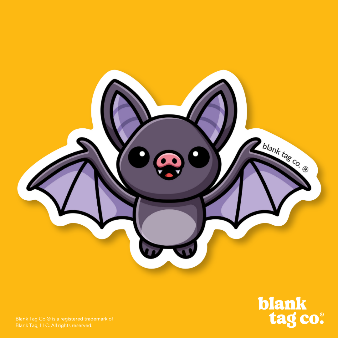 Blank Tag Co.® Waterproof Sticker - Bat
