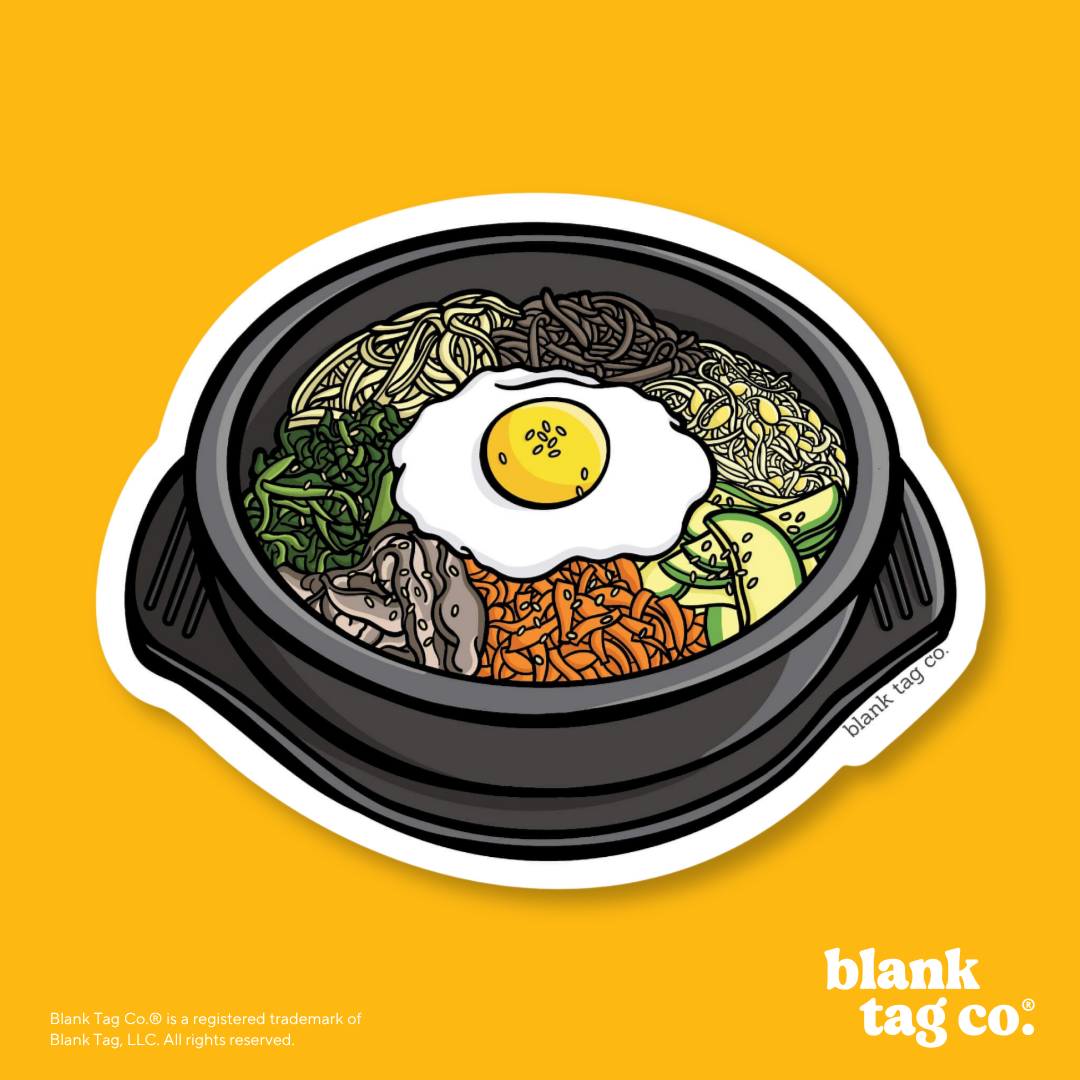 Blank Tag Co.® Waterproof Sticker - Bibimbap