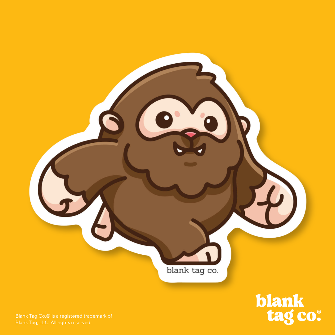 Blank Tag Co.® Waterproof Sticker - Bigfoot
