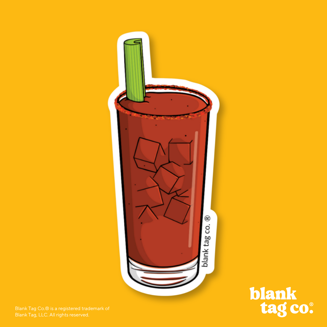 Blank Tag Co.® Waterproof Sticker - Bloody Mary