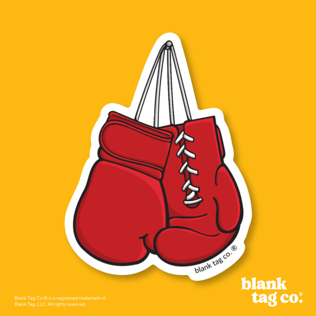 Blank Tag Co.® Waterproof Sticker - Boxing Gloves