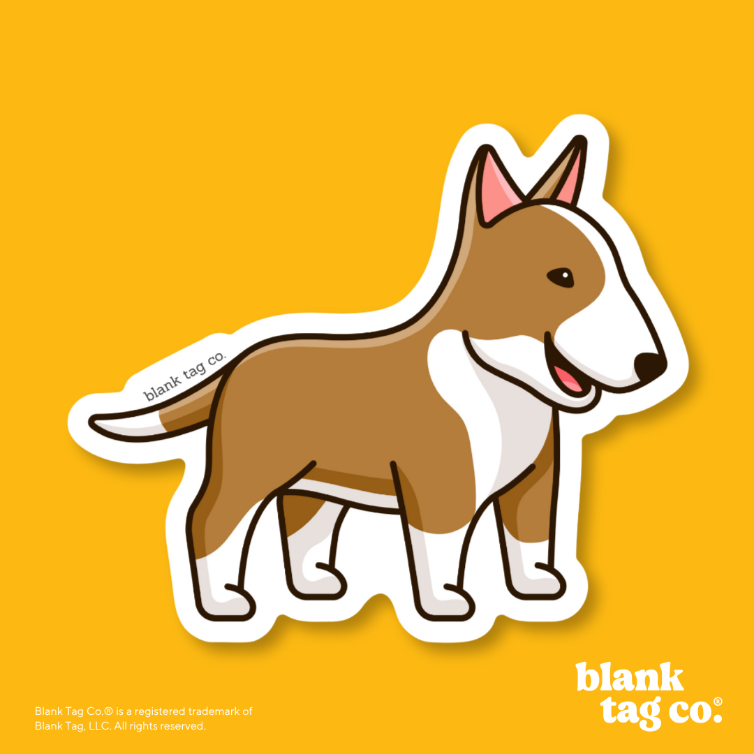 Blank Tag Co.® Waterproof Sticker - Bull Terrier