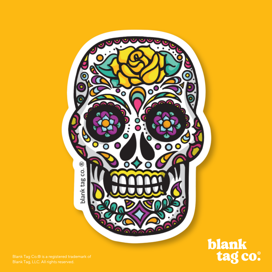 Blank Tag Co.® Waterproof Sticker - Calavera