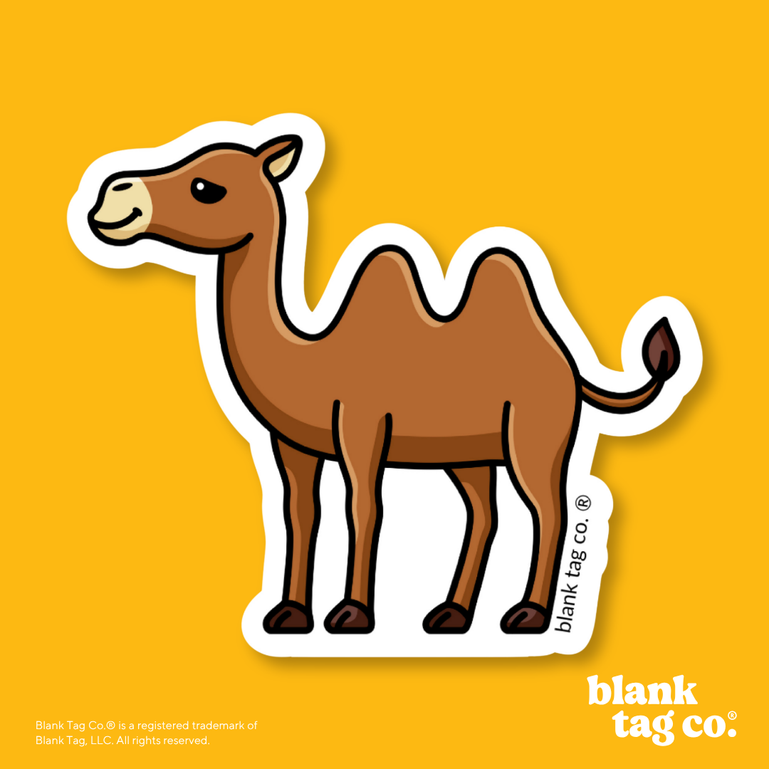 Blank Tag Co.® Waterproof Sticker - Camel