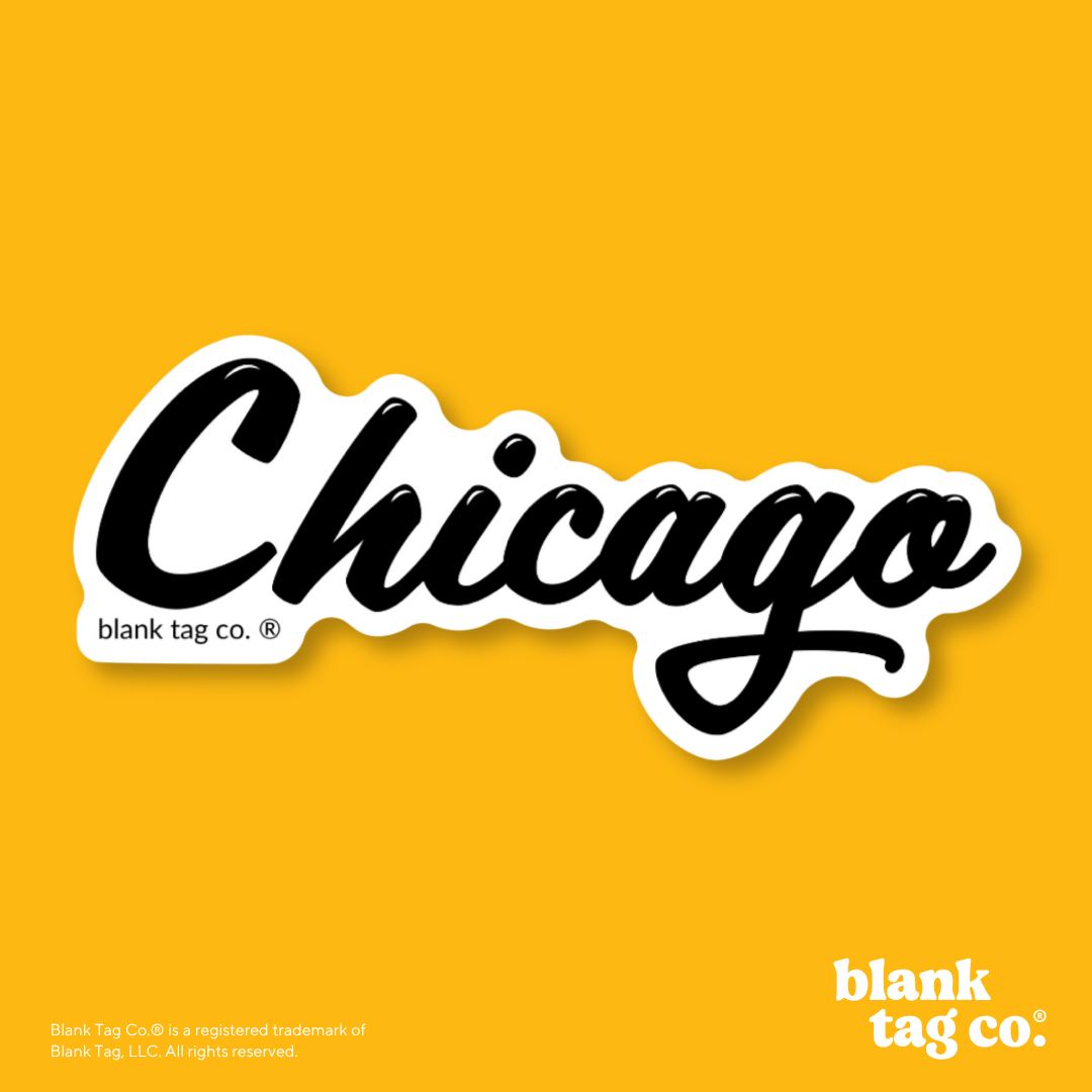 Blank Tag Co.® Waterproof Sticker - Chicago