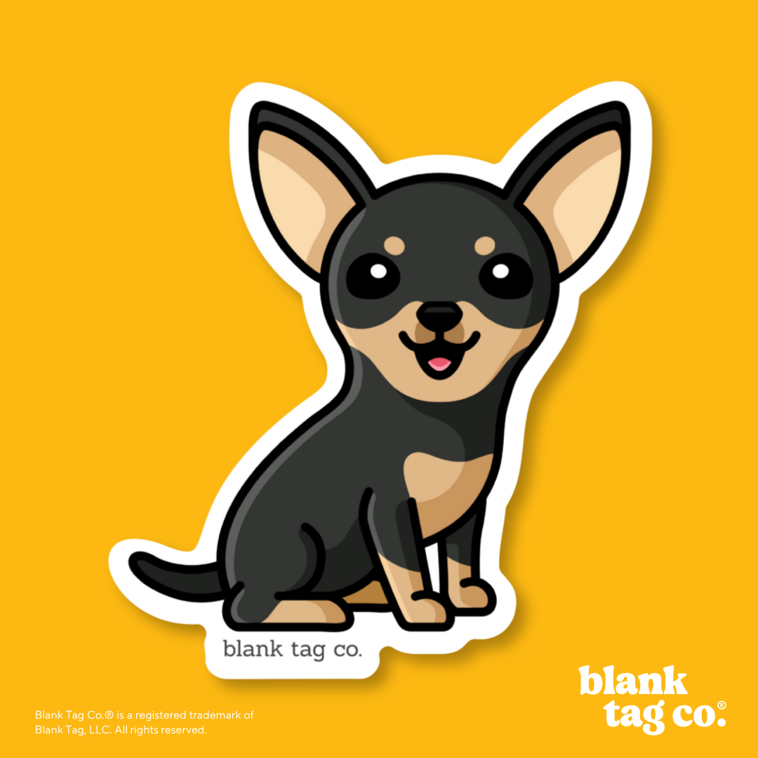 Blank Tag Co.® Waterproof Sticker - Chihuahua