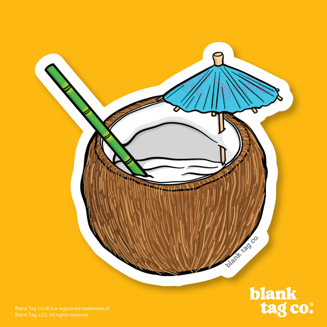 Blank Tag Co.® Waterproof Sticker - Coco Loco