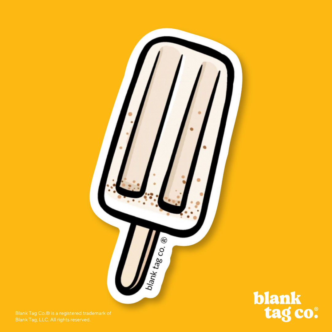 Blank Tag Co.® Waterproof Sticker - Coconut Paleta