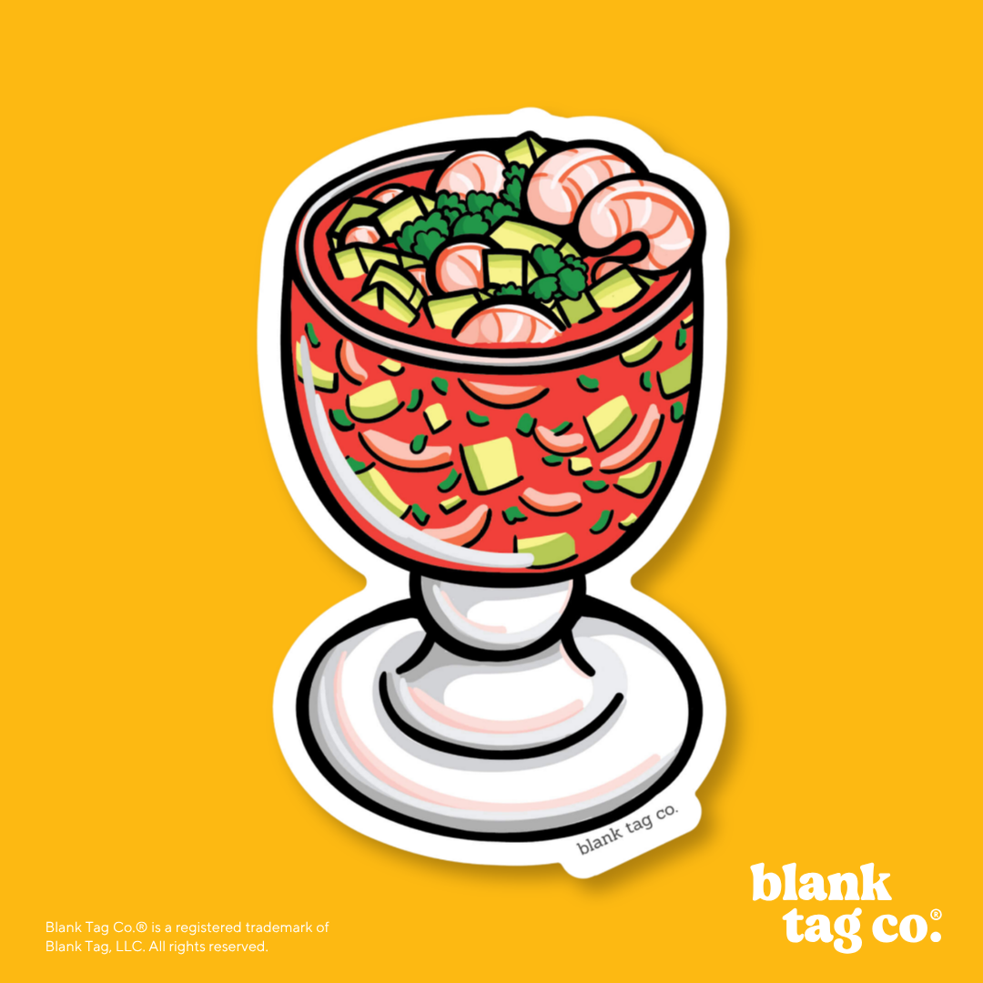 Blank Tag Co.® Waterproof Sticker - Coctel De Camaron