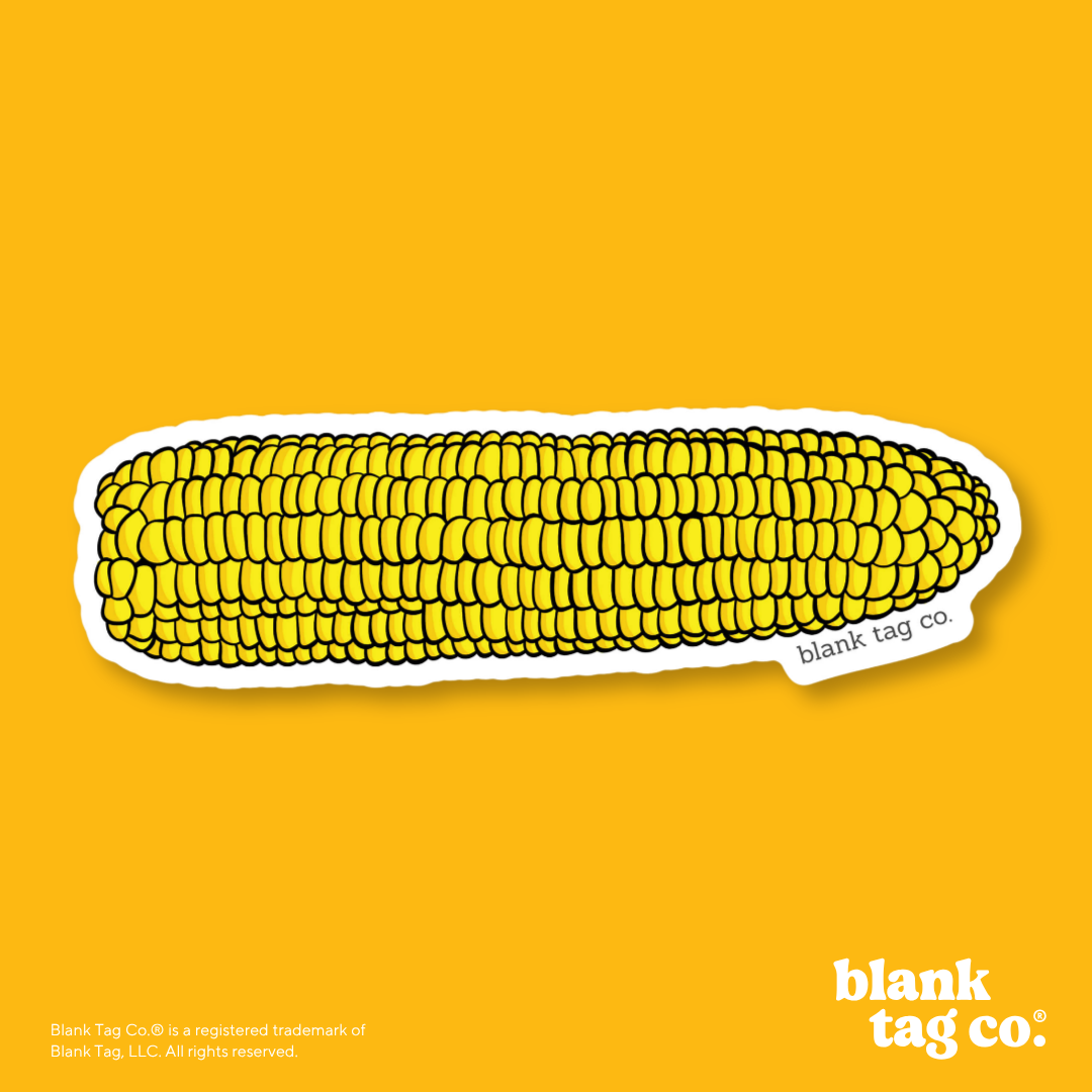 Blank Tag Co.® Waterproof Sticker - Corn