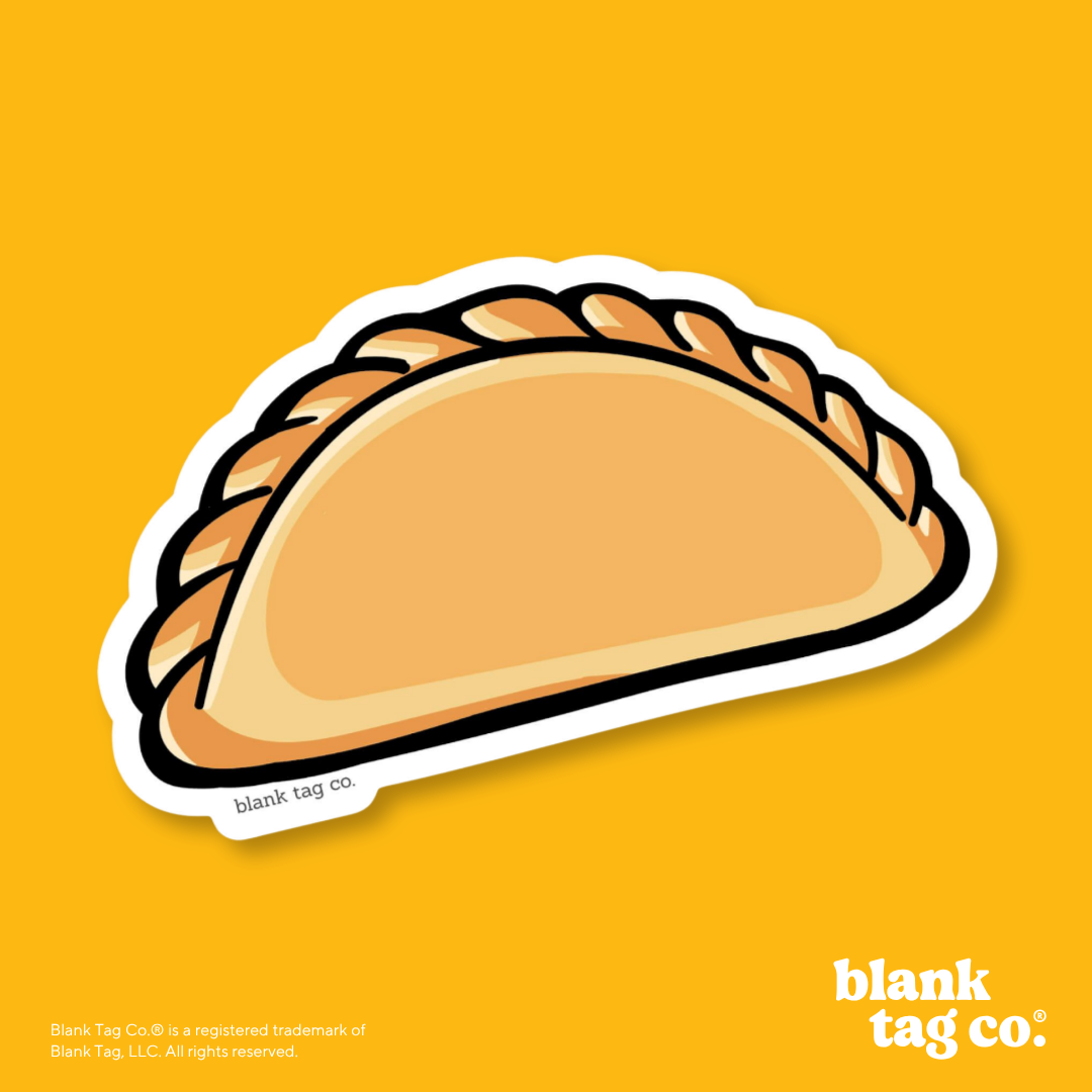 Blank Tag Co.® Waterproof Sticker - Empanada
