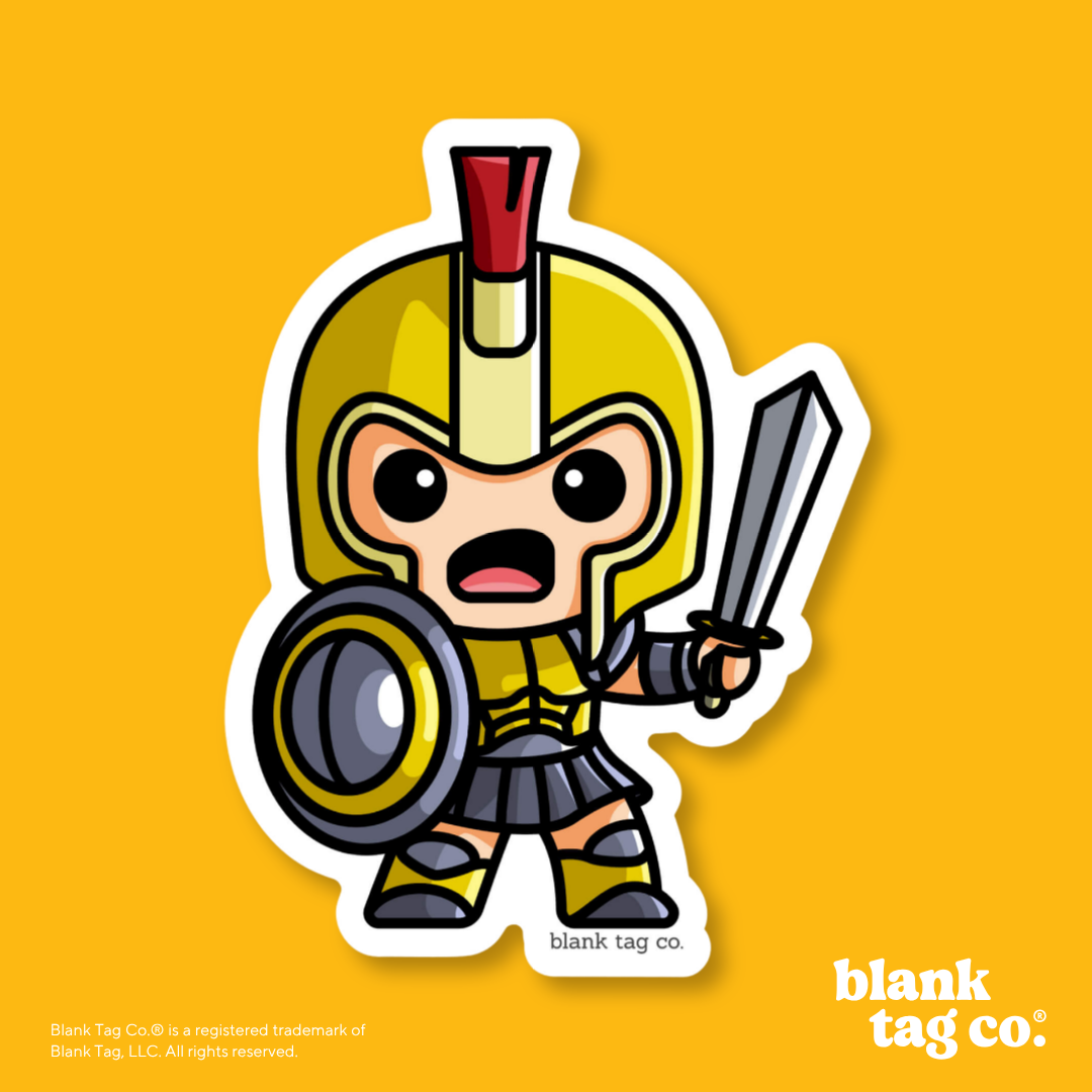 Blank Tag Co.® Waterproof Sticker - Gladiator