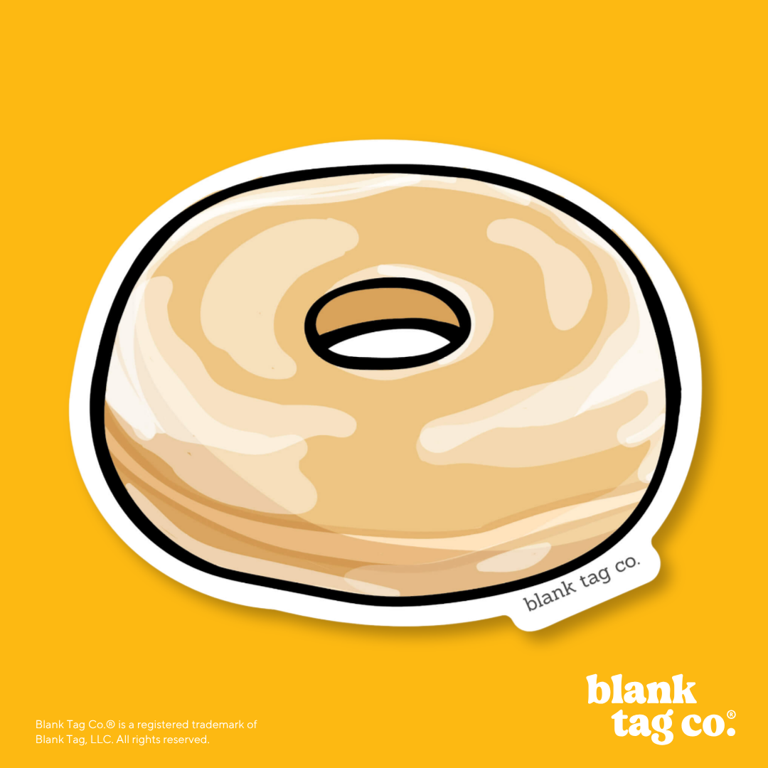 Blank Tag Co.® Waterproof Sticker - Glazed Donut
