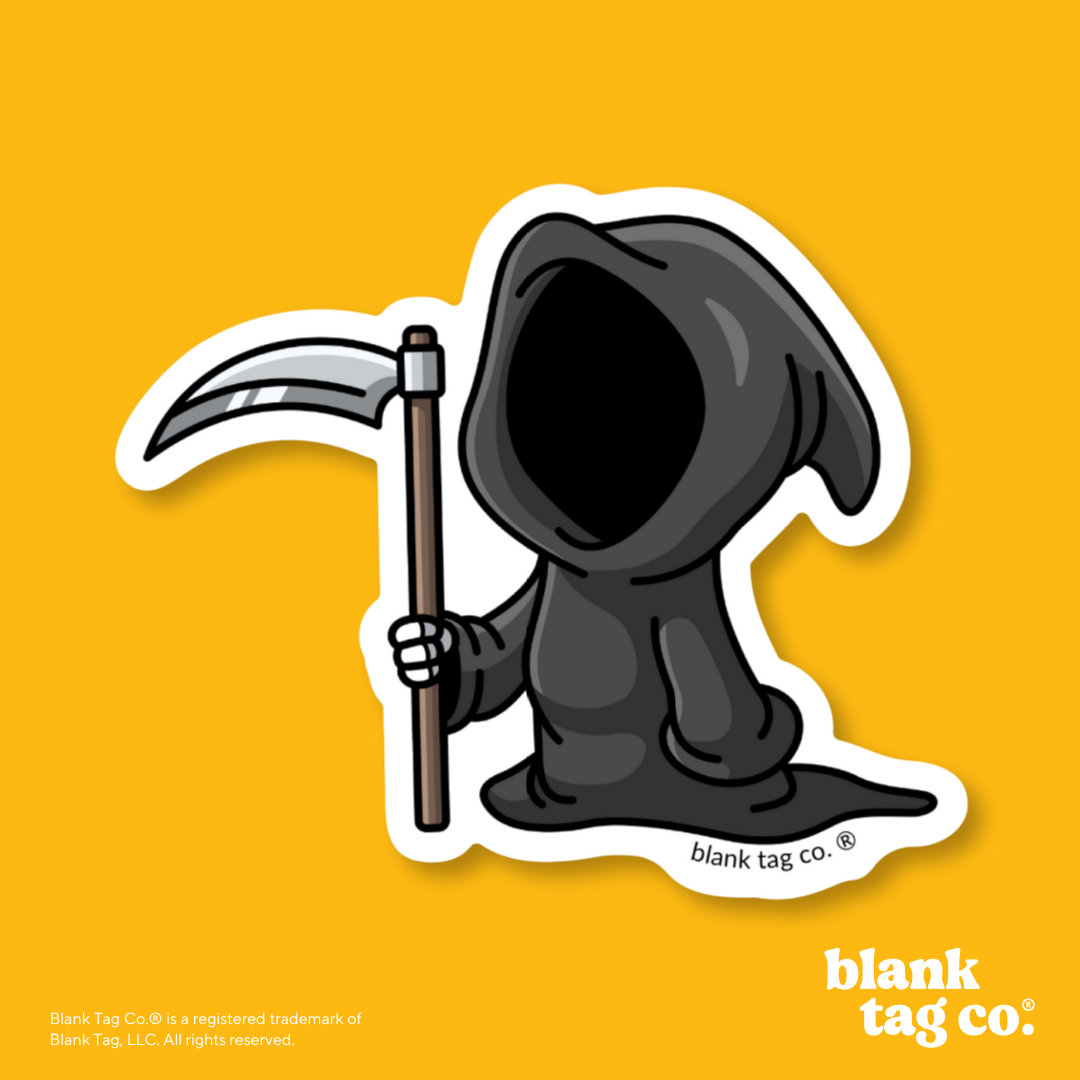 Blank Tag Co.® Waterproof Sticker - Grim Reaper