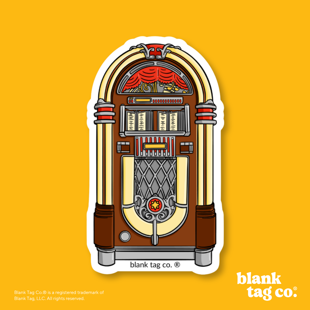 Blank Tag Co.® Waterproof Sticker - Jukebox