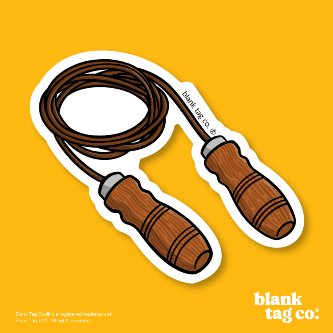 Blank Tag Co.® Waterproof Sticker - Jump Rope