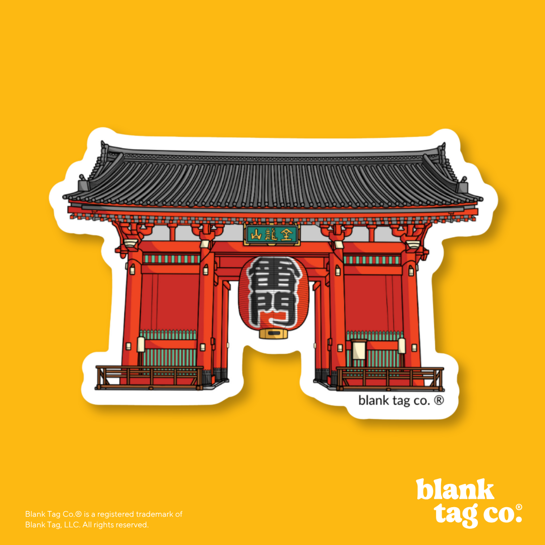 Blank Tag Co.® Waterproof Sticker - Kaminarimon