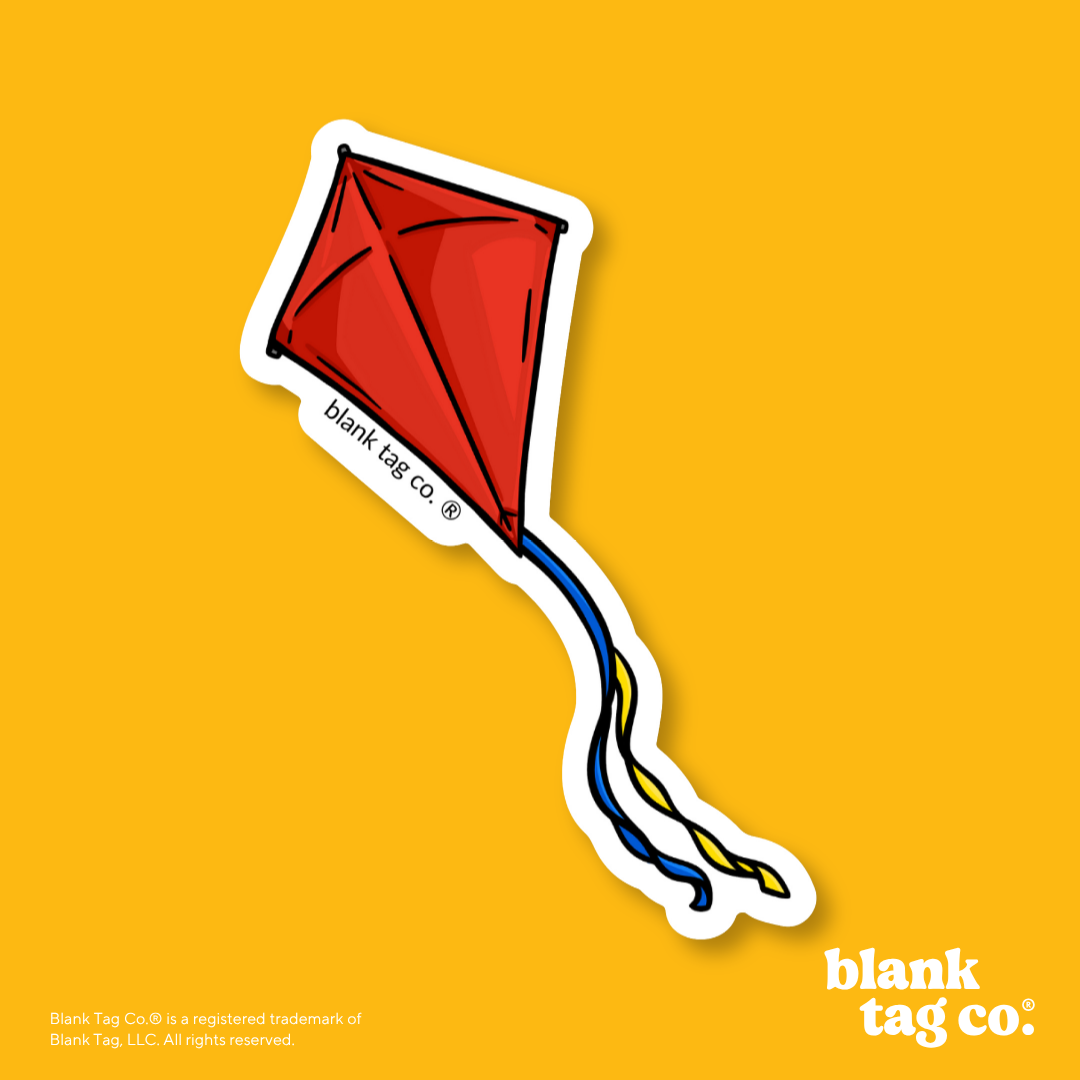 Blank Tag Co.® Waterproof Sticker - Kite