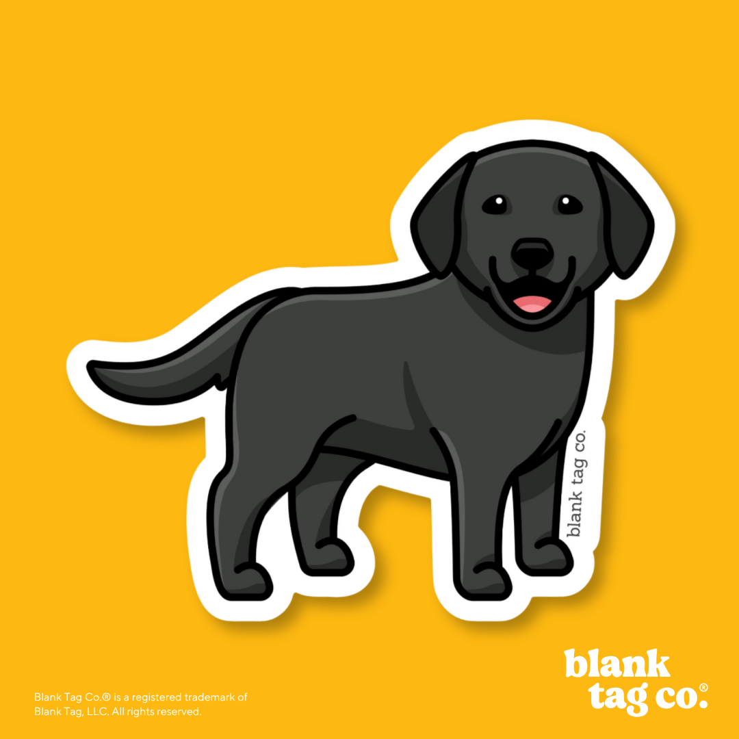 Blank Tag Co.® Waterproof Sticker - Labrador Retriever