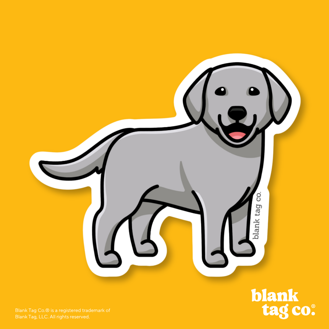 Blank Tag Co.® Waterproof Sticker - Labrador Retriever