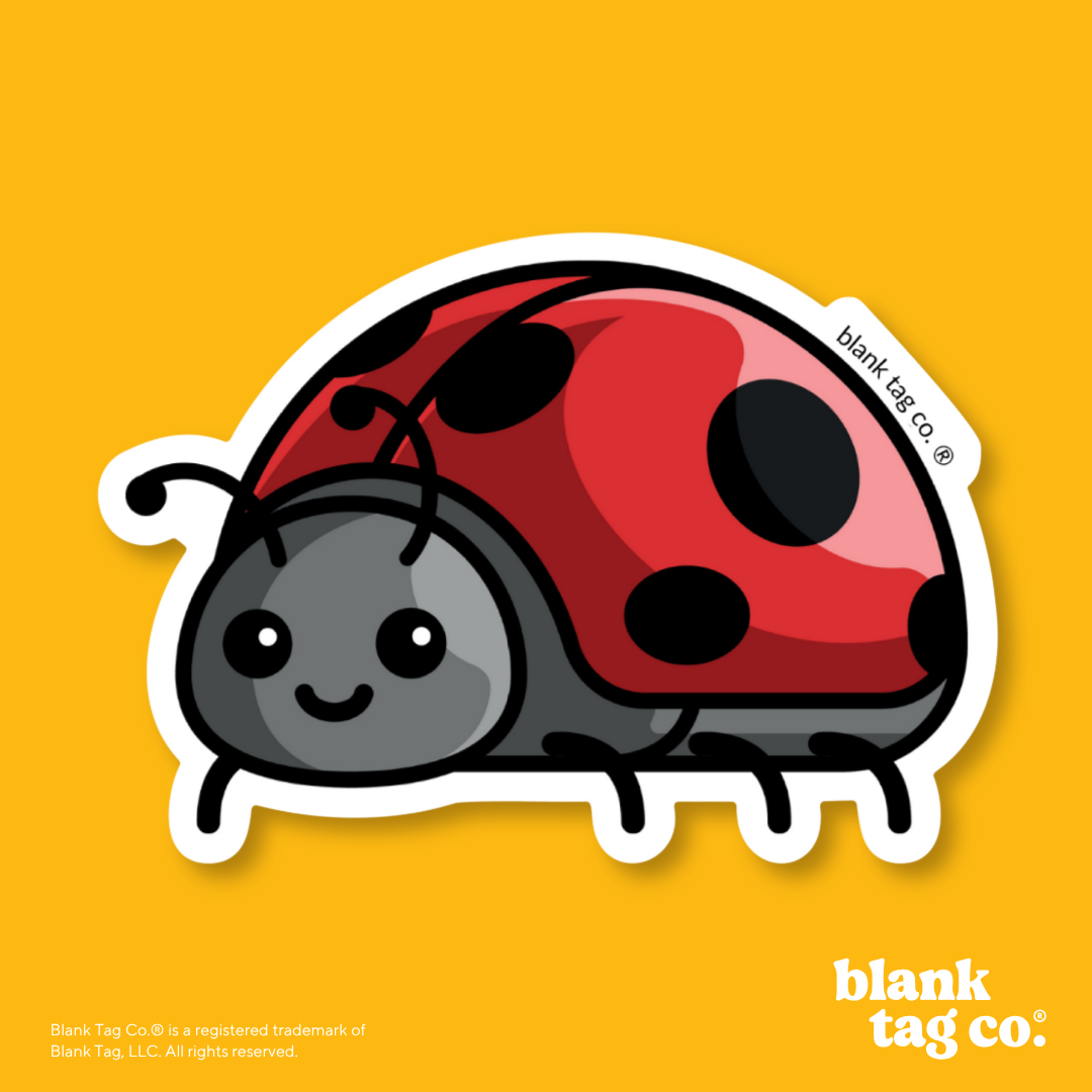 Blank Tag Co.® Waterproof Sticker - Ladybug