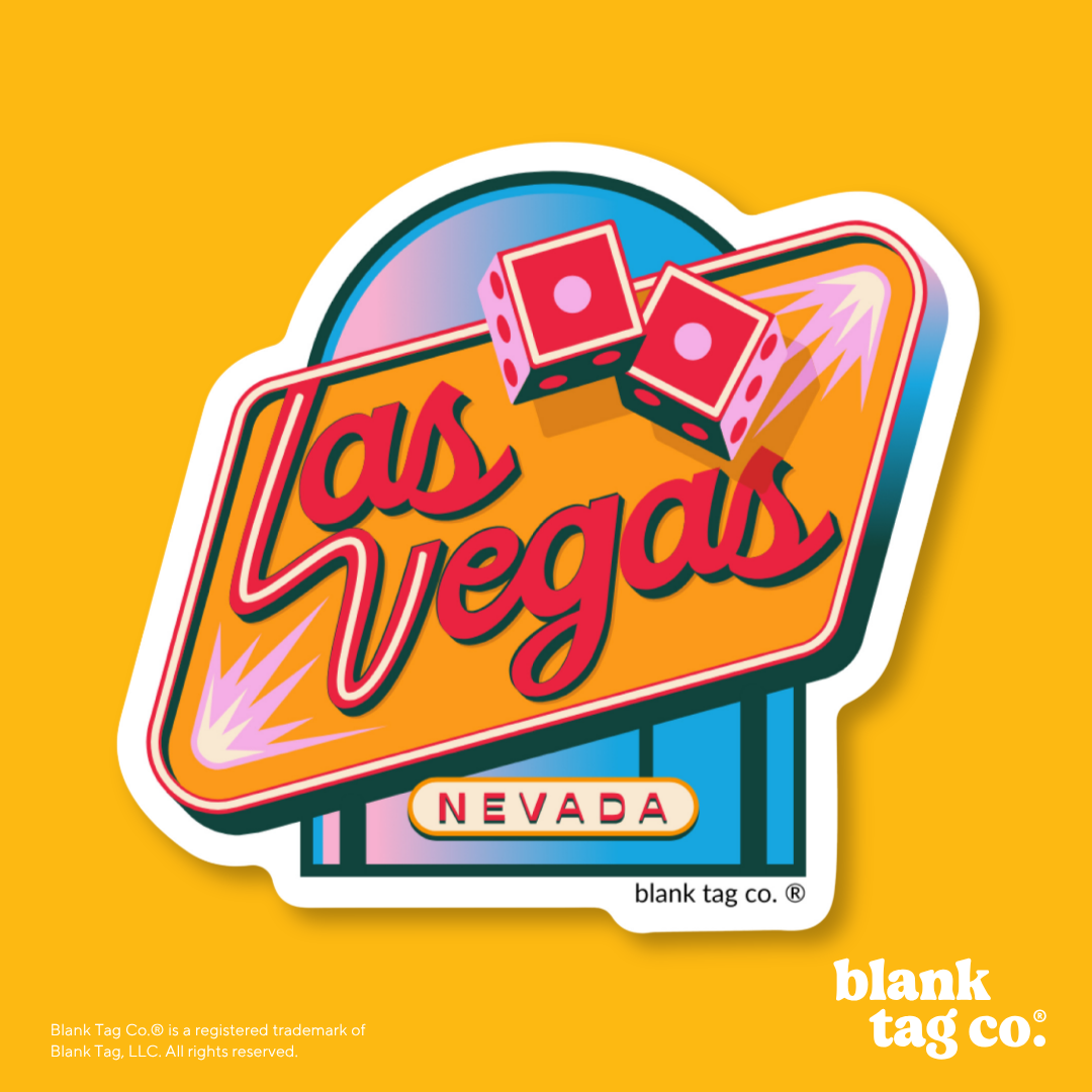 Blank Tag Co.® Waterproof Sticker - Las Vegas City Badge
