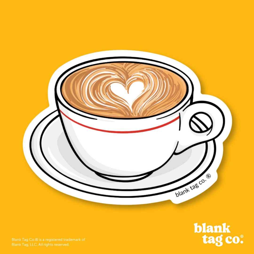 Blank Tag Co.® Waterproof Sticker - Latte