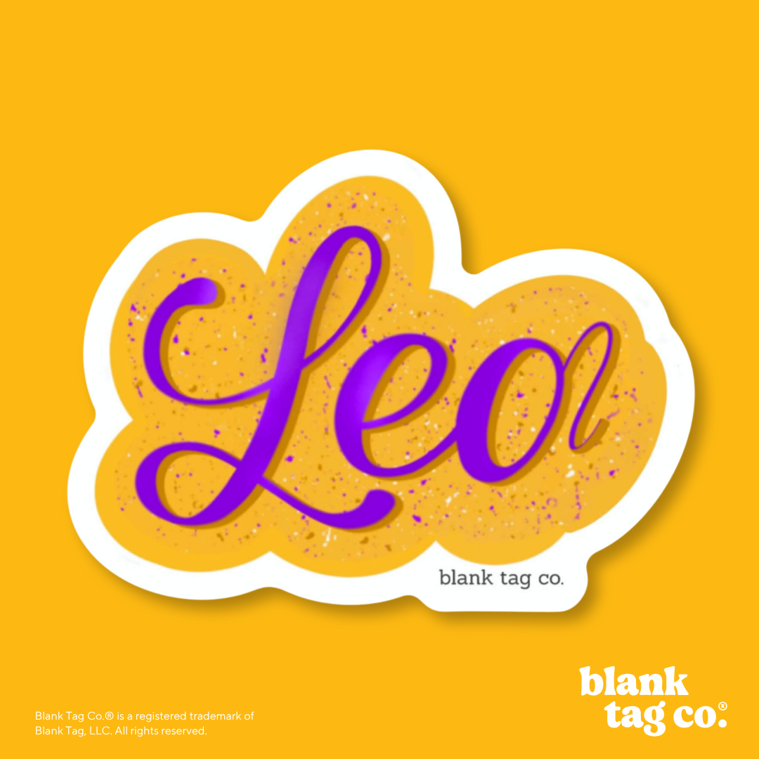 Blank Tag Co.® Waterproof Sticker - Leo