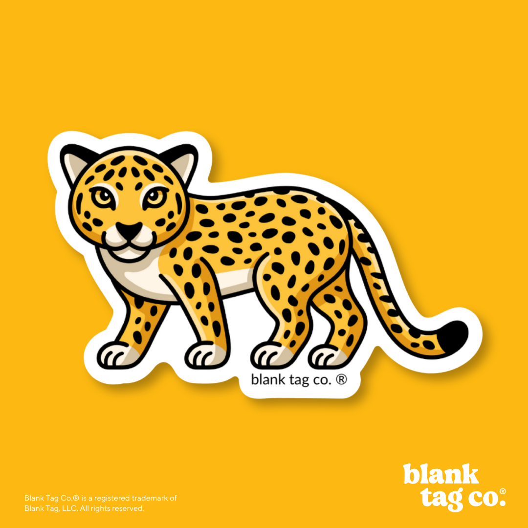 Blank Tag Co.® Waterproof Sticker - Leopard