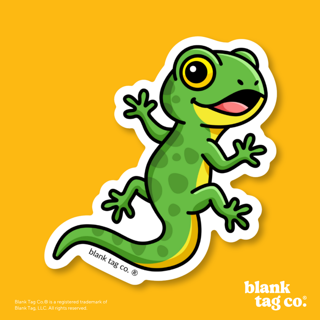 Blank Tag Co.® Waterproof Sticker - Lizard