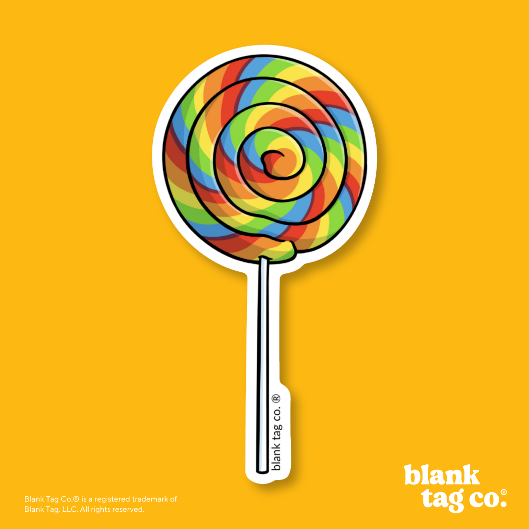 Blank Tag Co.® Waterproof Sticker - Lollipop