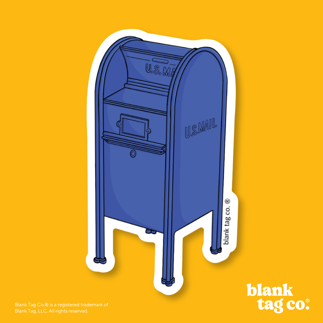 Blank Tag Co.® Waterproof Sticker - Mailbox