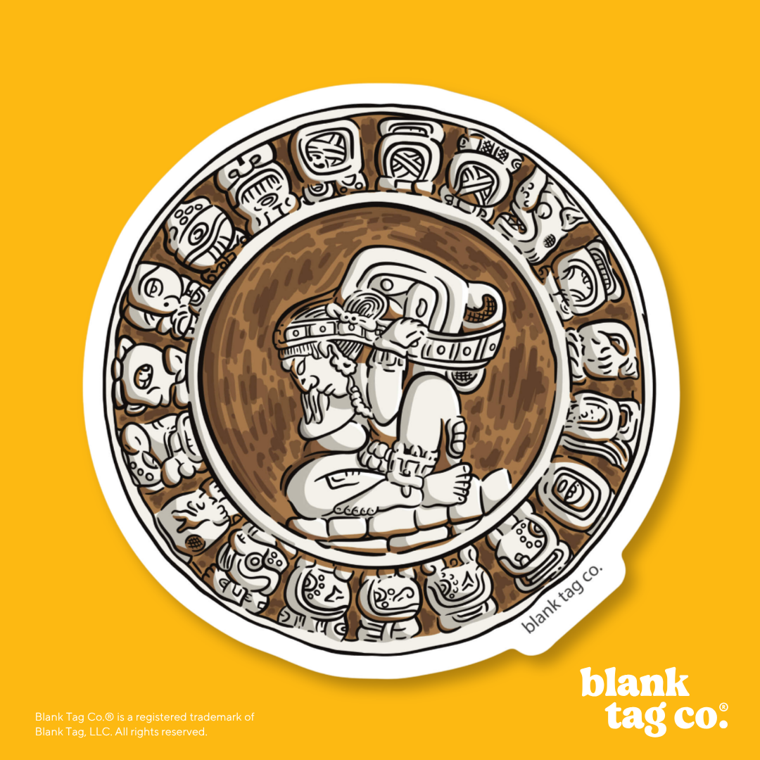 Blank Tag Co.® Waterproof Sticker - Mayan Calendar
