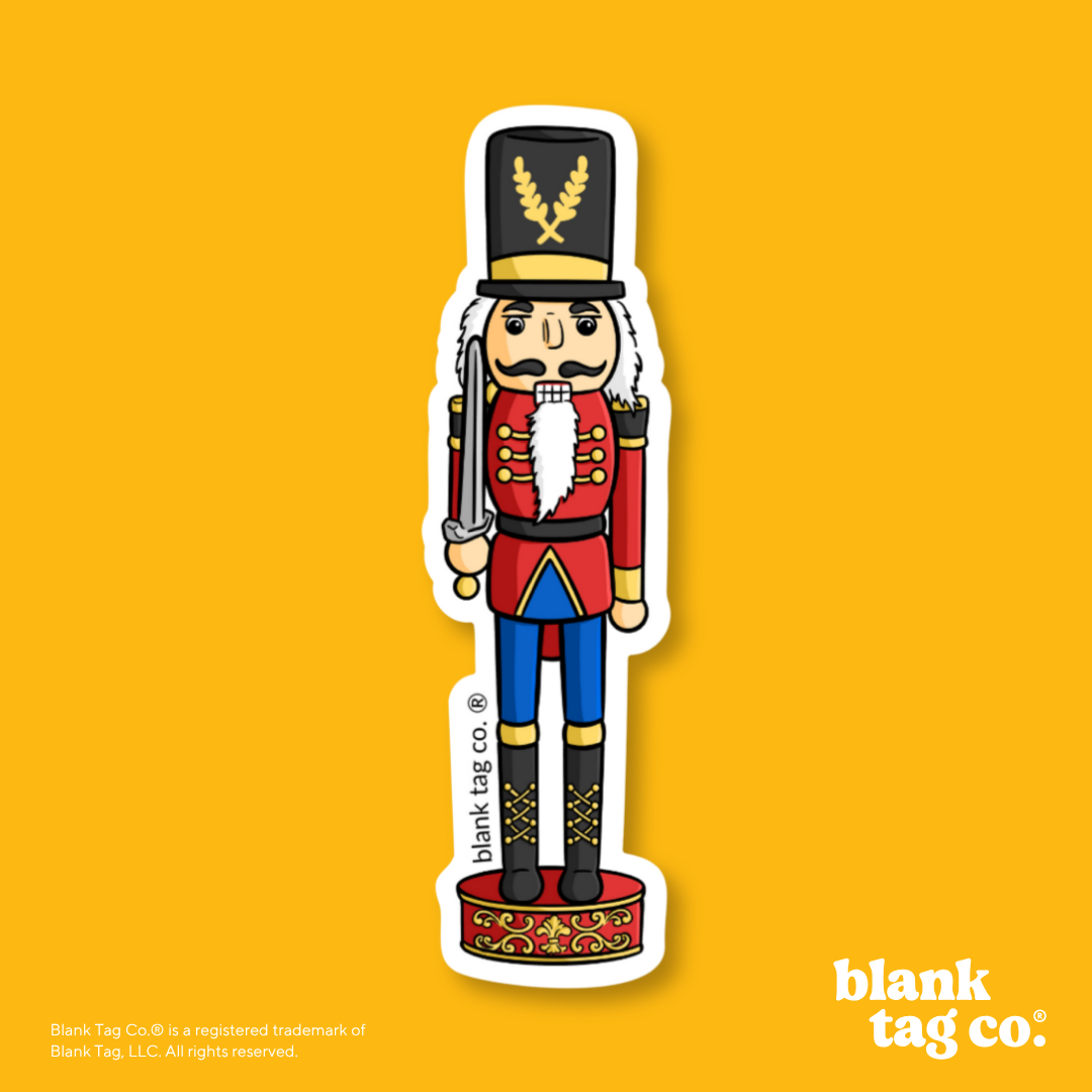Blank Tag Co.® Waterproof Sticker - Nutcracker