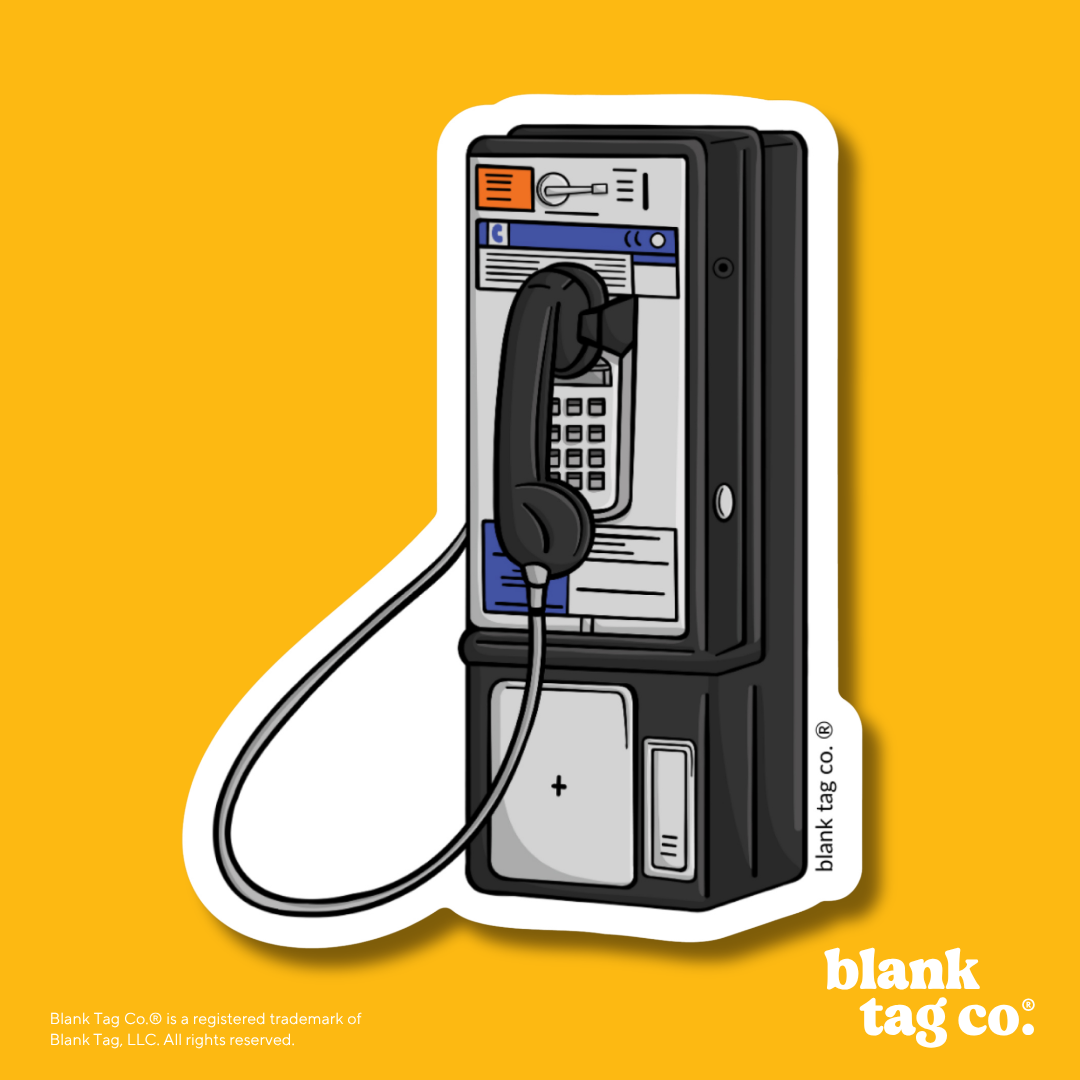 Blank Tag Co.® Waterproof Sticker - Payphone