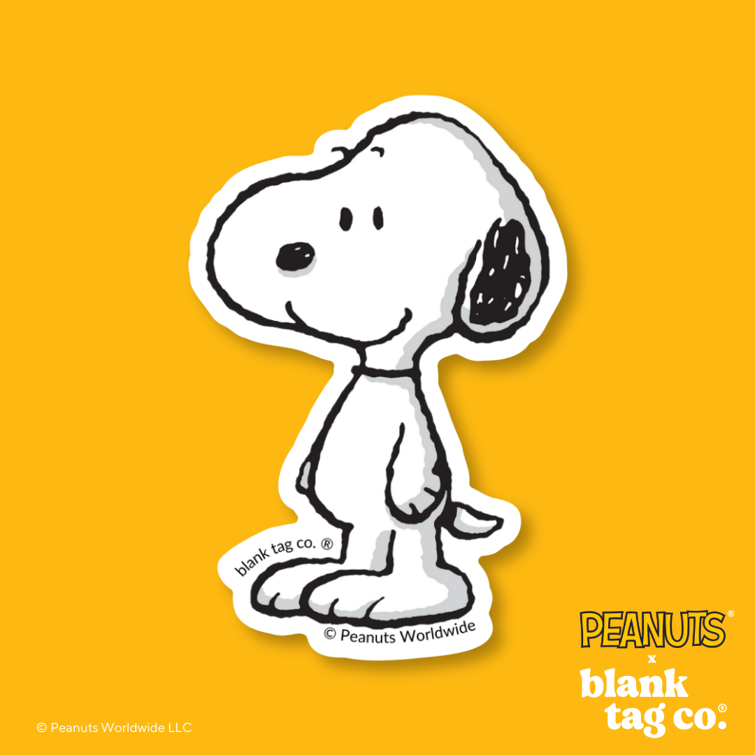 Peanuts® Waterproof Sticker - Snoopy Original