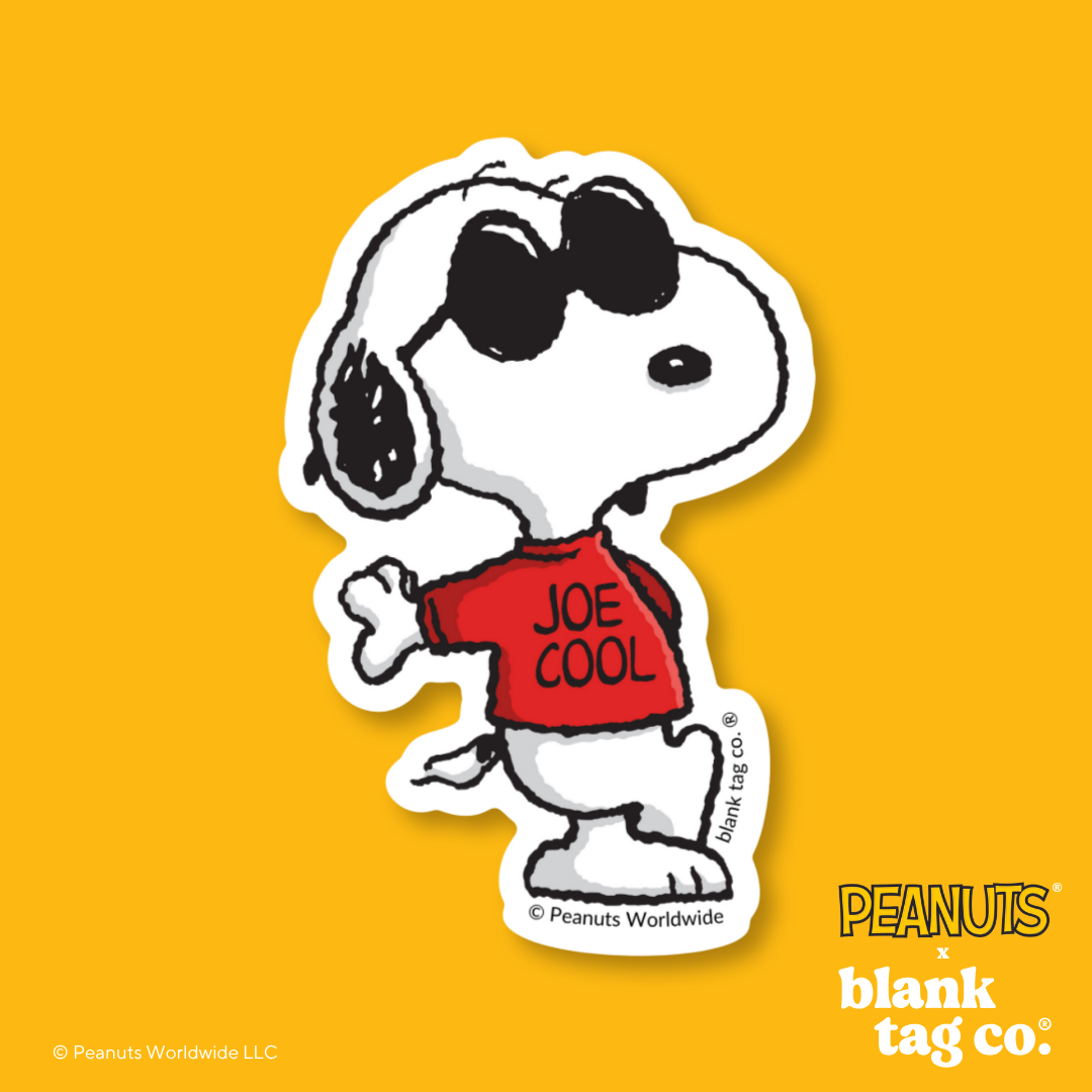 Peanuts® Waterproof Sticker - Joe Cool